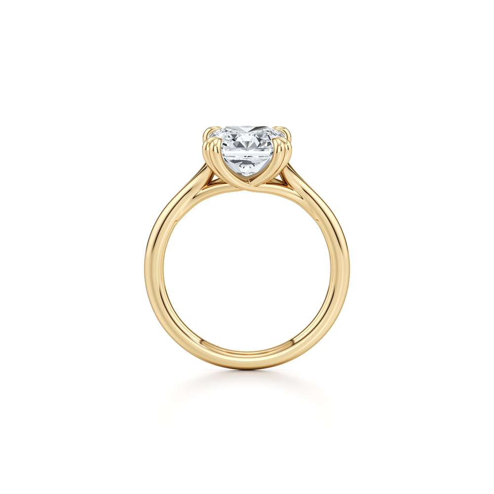 Jane Radiant Cut Solitaire Lab Diamond Engagement Ring image 4
