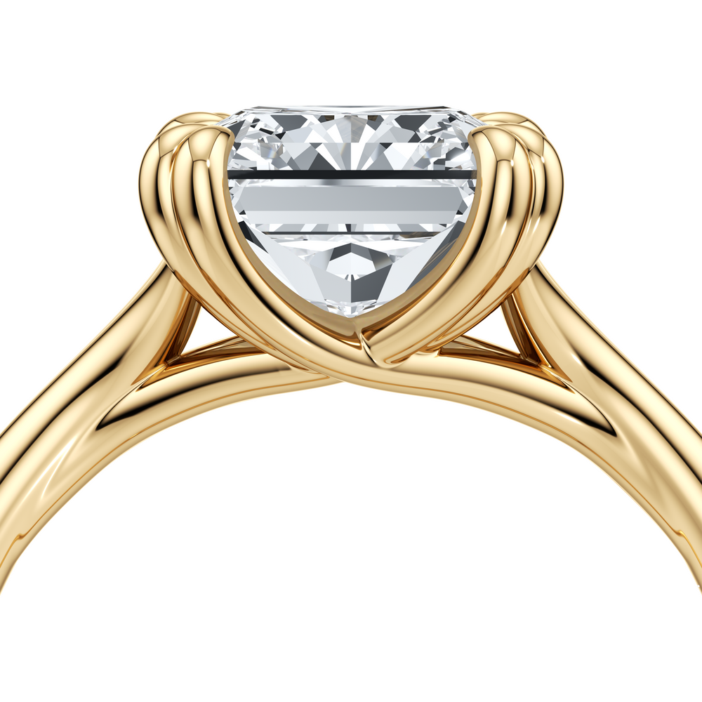 Jane Radiant Cut Solitaire Lab Diamond Engagement Ring image 5