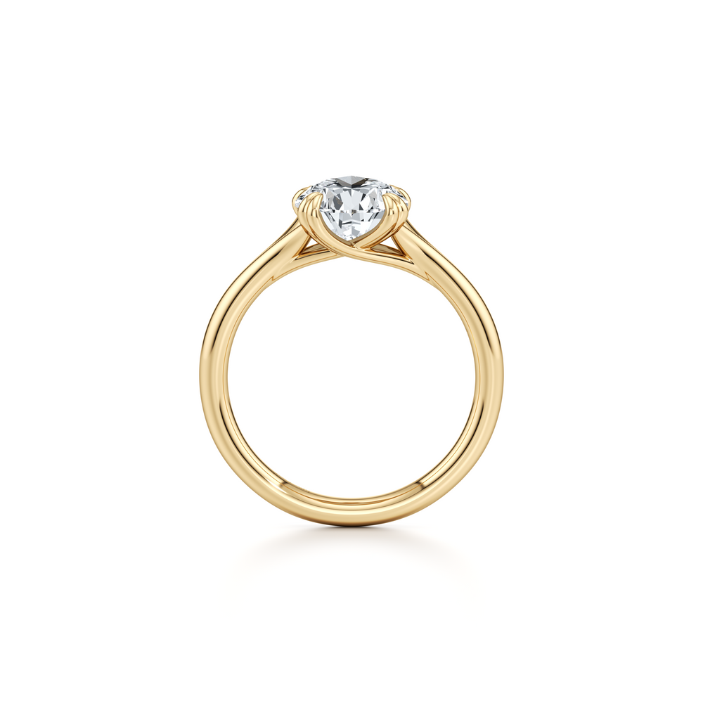 High Jewelry | Jane Pear Cut Solitaire Lab Diamond Engagement Ring image 3