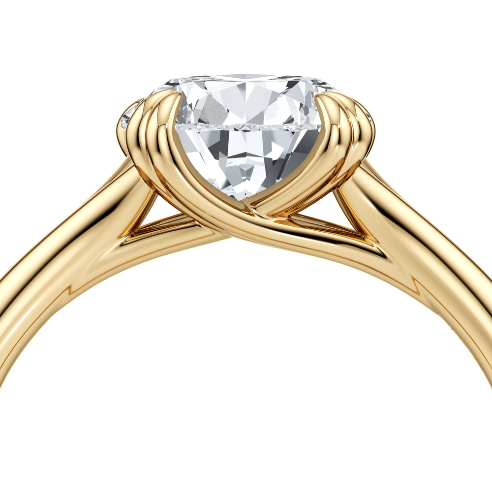 High Jewelry | Jane Pear Cut Solitaire Lab Diamond Engagement Ring image 5