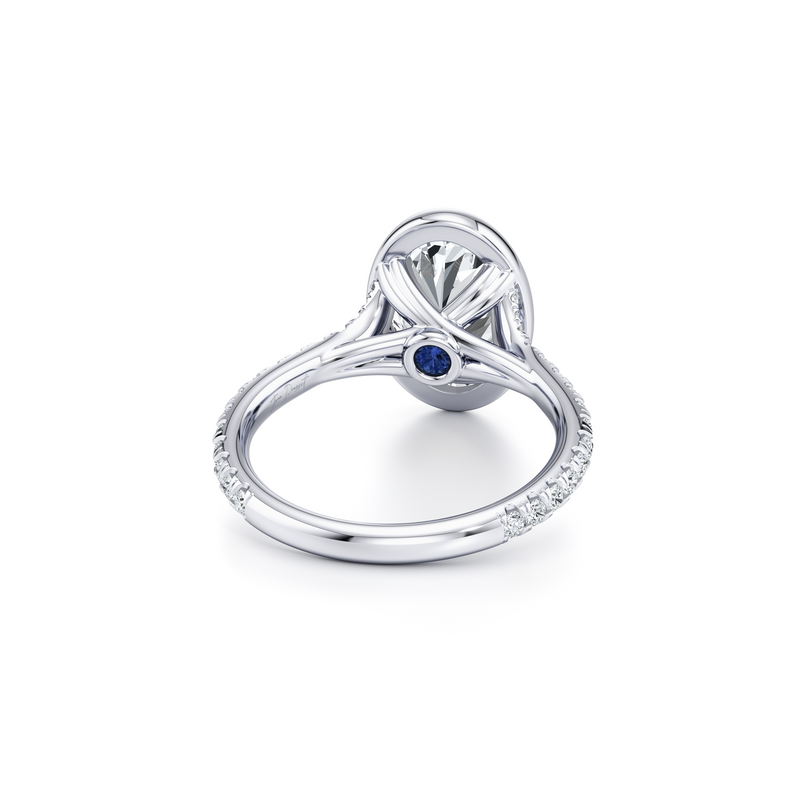 Elle Bezel Solitaire Lab Diamond Engagement Ring image 23