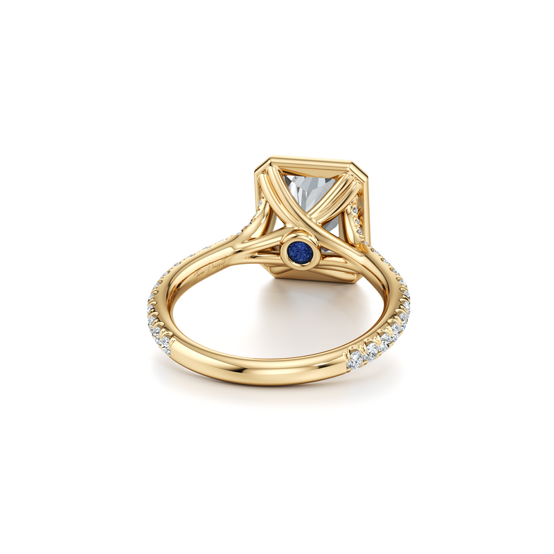 Elle Bezel Solitaire Lab Diamond Engagement Ring image 88