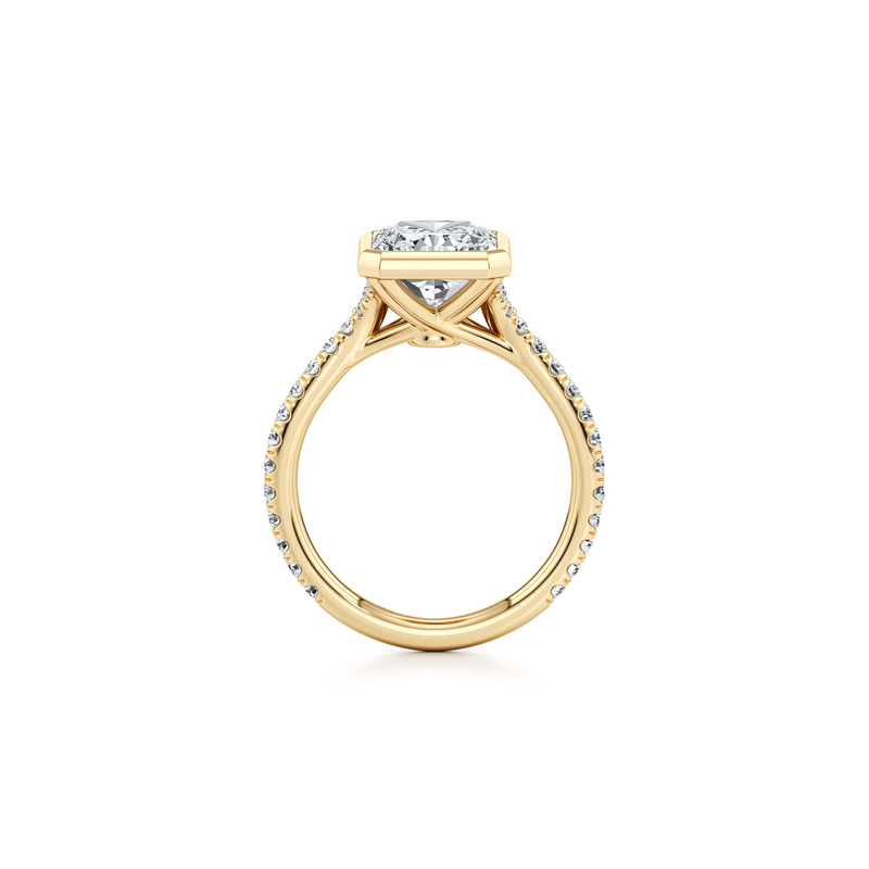 Elle Bezel Solitaire Lab Diamond Engagement Ring image 89