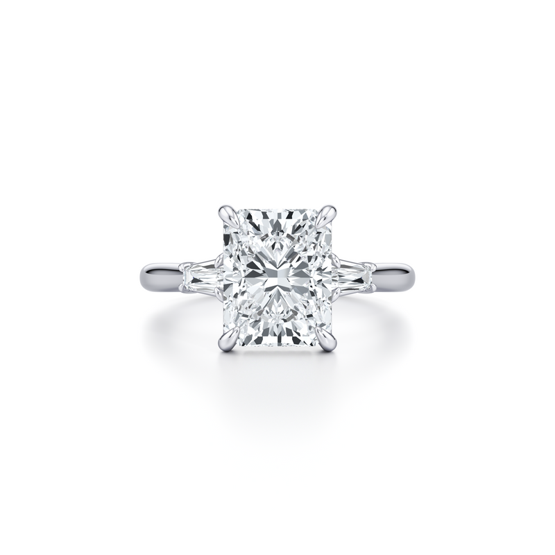 Chelsea Baguette Three Stone Lab Diamond Engagement Ring image 81