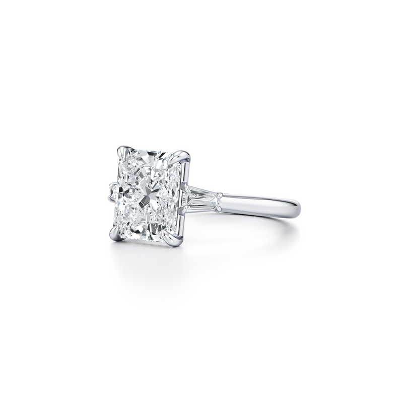 Chelsea Baguette Three Stone Lab Diamond Engagement Ring image 82