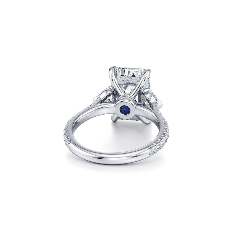 Chelsea Heart Three Stone Lab Diamond Engagement Ring image 43