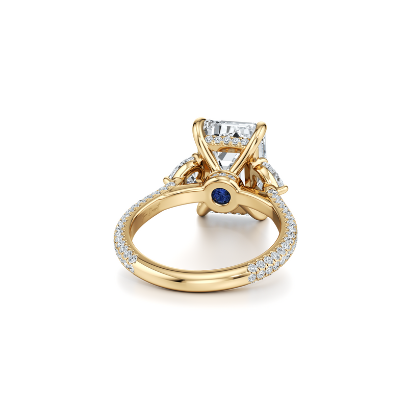 Chelsea Heart Three Stone Lab Diamond Engagement Ring image 68