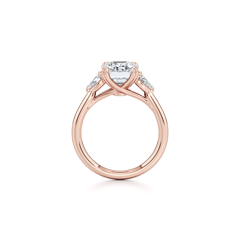 Elle Pear Three Stone Lab Diamond Engagement Ring image 74