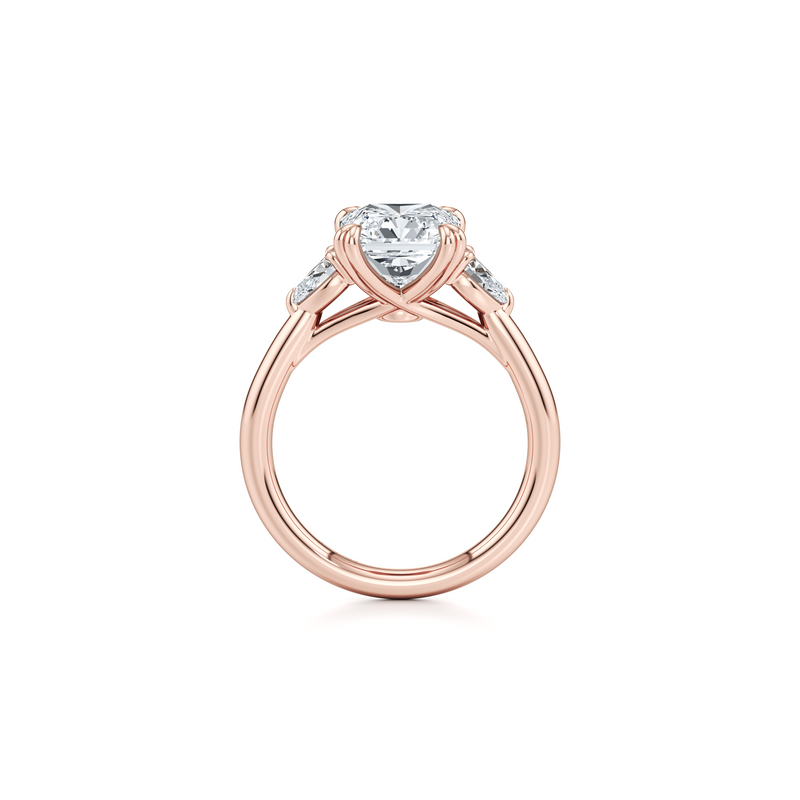 Elle Pear Three Stone Lab Diamond Engagement Ring image 94