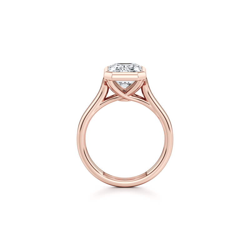 Elle Bezel Solitaire Lab Diamond Engagement Ring image 73