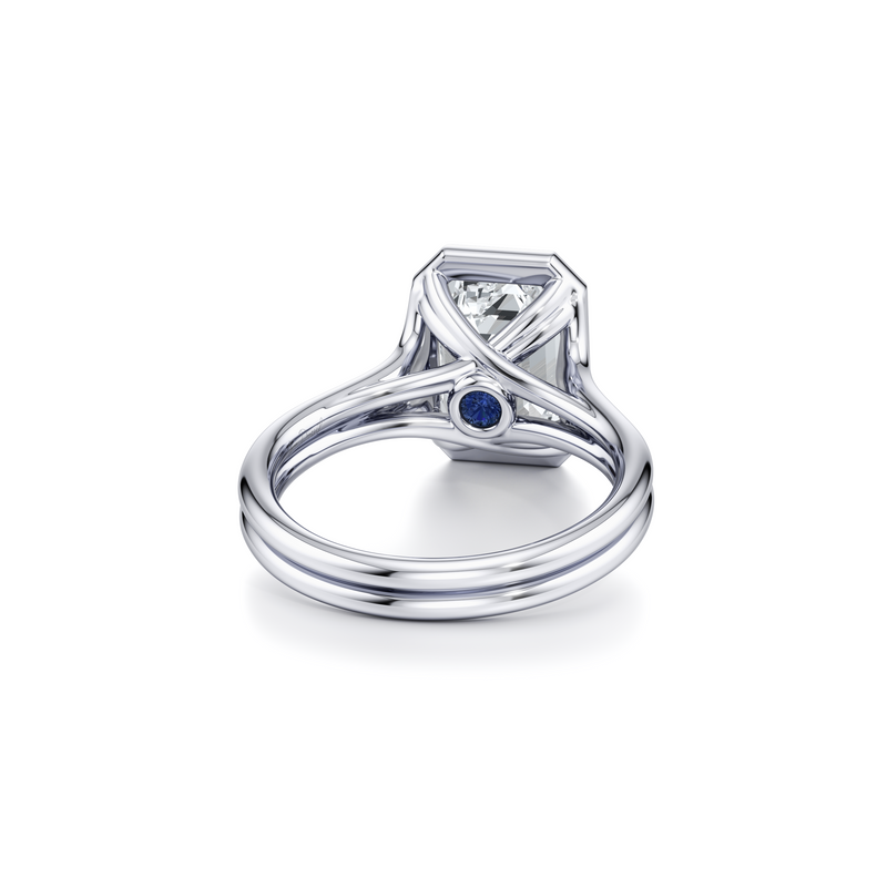Elle Bezel Solitaire Lab Diamond Engagement Ring image 64