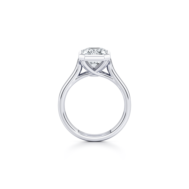 Elle Bezel Solitaire Lab Diamond Engagement Ring image 63