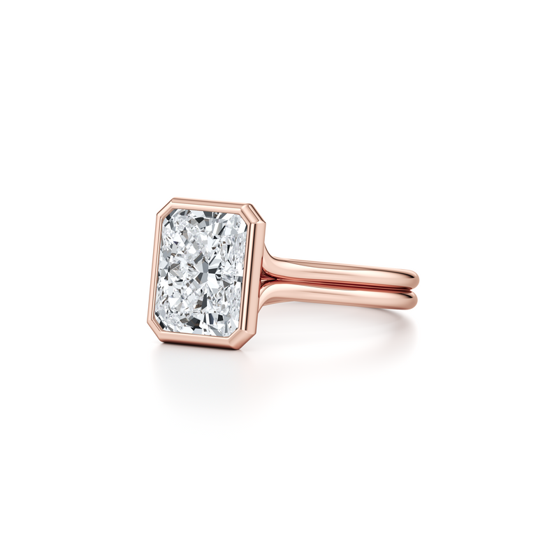Elle Bezel Solitaire Lab Diamond Engagement Ring image 92