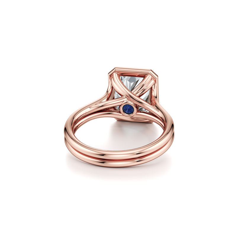 Elle Bezel Solitaire Lab Diamond Engagement Ring image 94