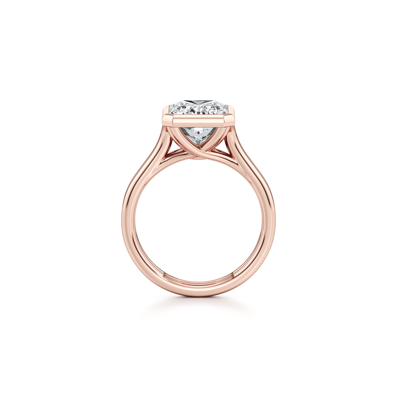 Elle Bezel Solitaire Lab Diamond Engagement Ring image 93