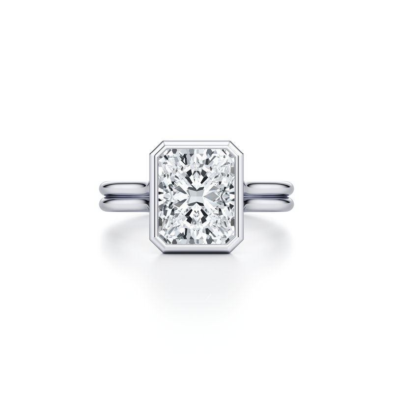 Elle Bezel Solitaire Lab Diamond Engagement Ring image 81
