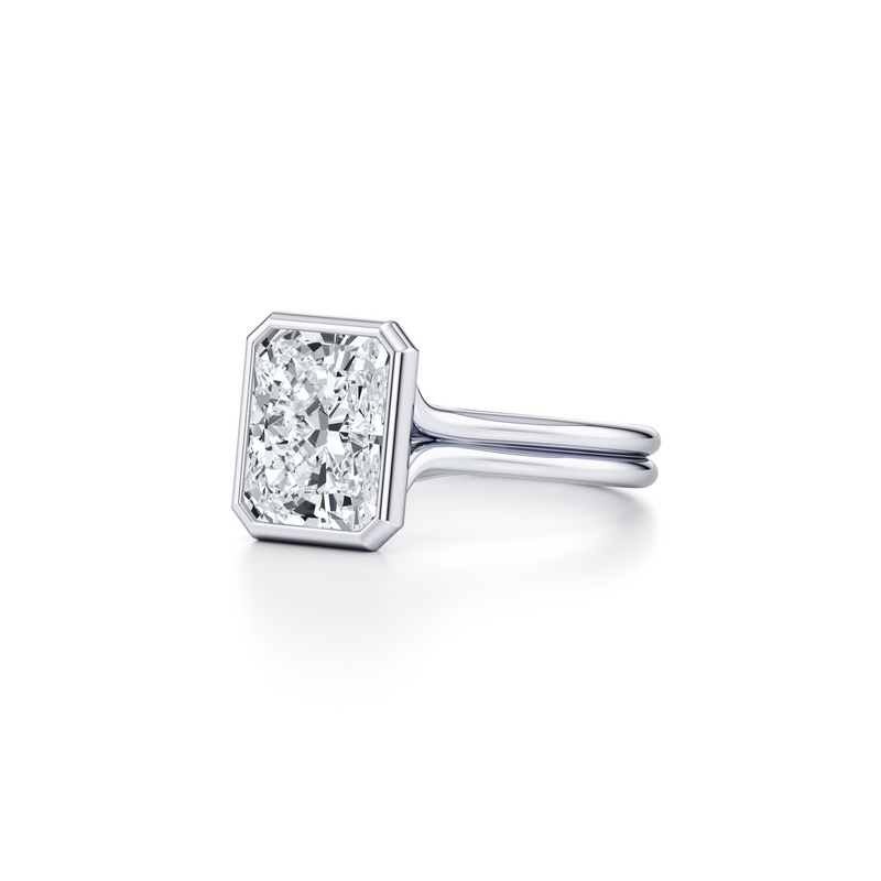 Elle Bezel Solitaire Lab Diamond Engagement Ring image 82