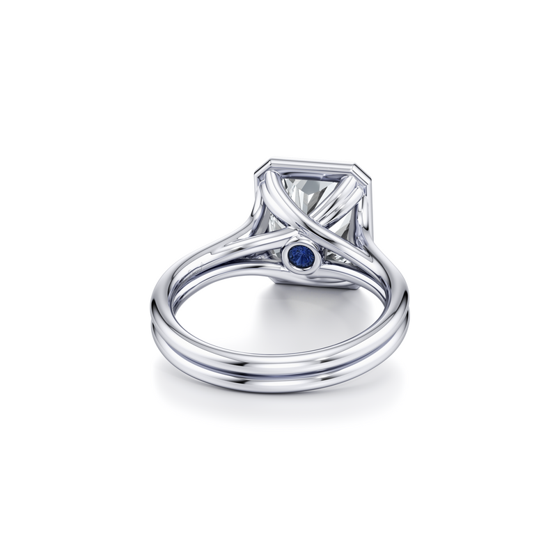 Elle Bezel Solitaire Lab Diamond Engagement Ring image 84
