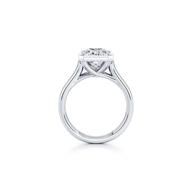 Elle Bezel Solitaire Lab Diamond Engagement Ring image 83