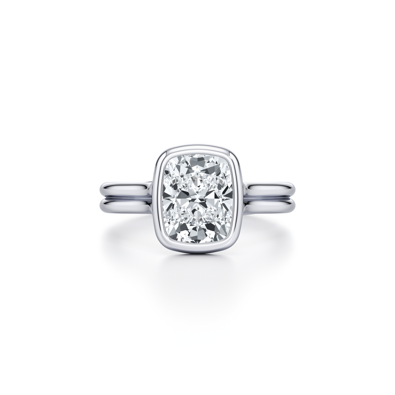 Elle Bezel Solitaire Lab Diamond Engagement Ring image 41