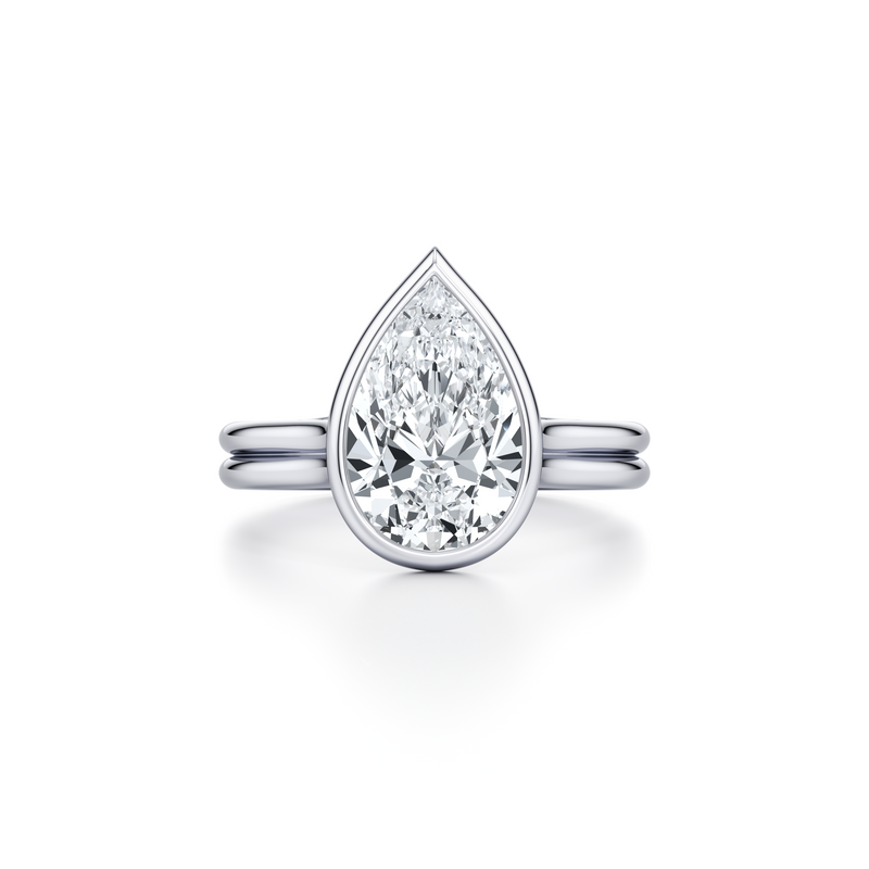 Elle Bezel Solitaire Lab Diamond Engagement Ring image 101