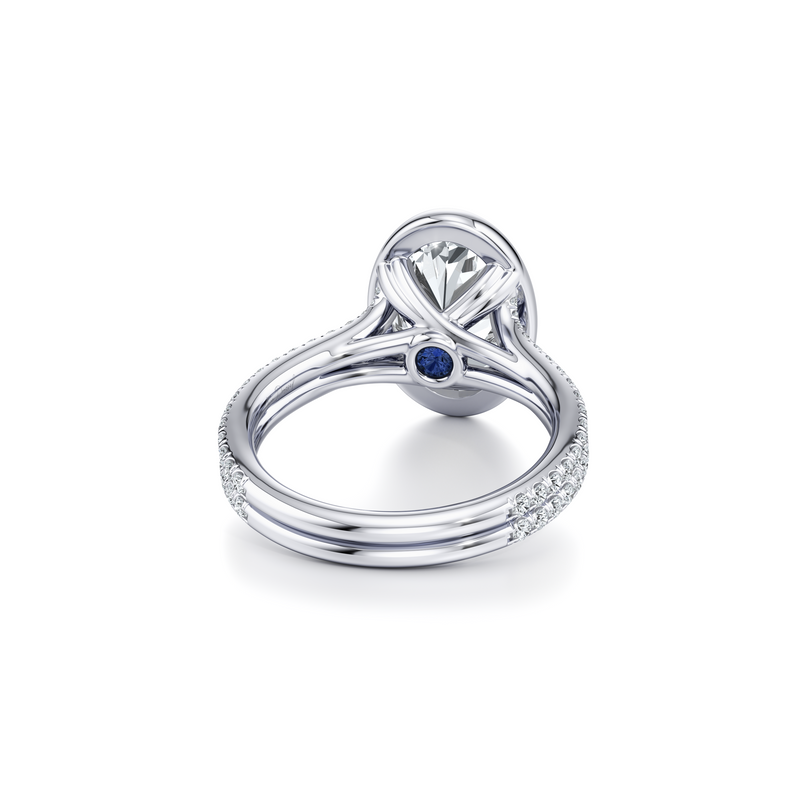 Elle Bezel Solitaire Lab Diamond Engagement Ring image 24