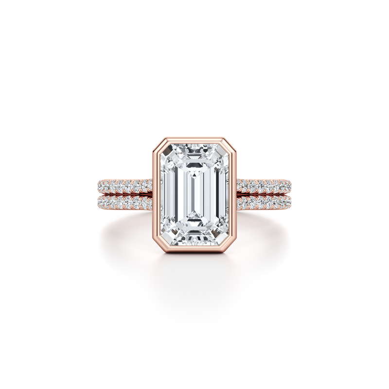 Elle Bezel Solitaire Lab Diamond Engagement Ring image 71