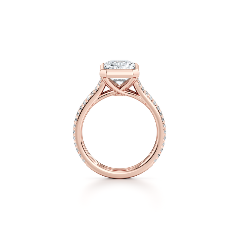 Elle Bezel Solitaire Lab Diamond Engagement Ring image 73
