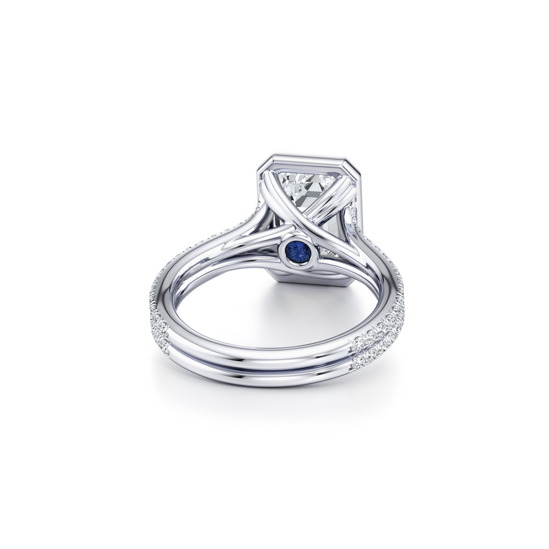 Elle Bezel Solitaire Lab Diamond Engagement Ring image 64