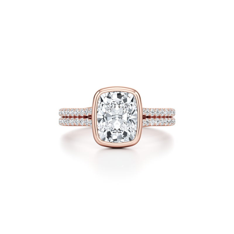 Elle Bezel Solitaire Lab Diamond Engagement Ring image 51