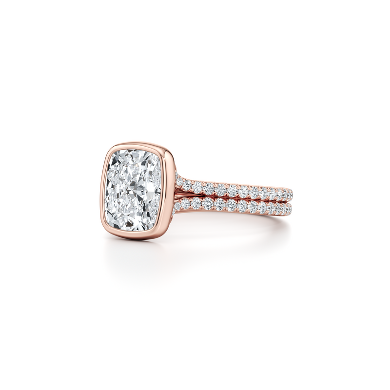 Elle Bezel Solitaire Lab Diamond Engagement Ring image 52