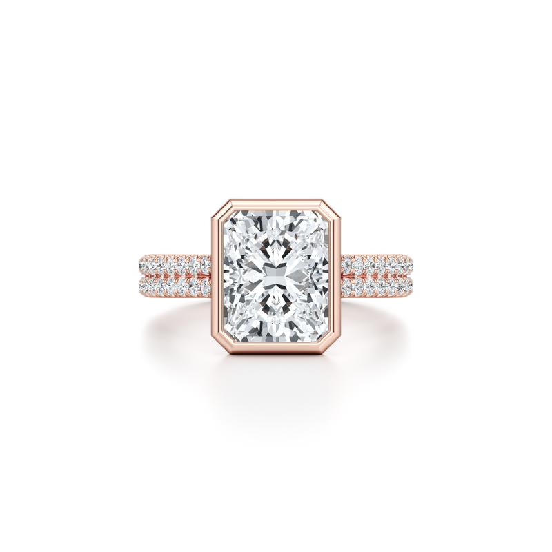 Elle Bezel Solitaire Lab Diamond Engagement Ring image 91