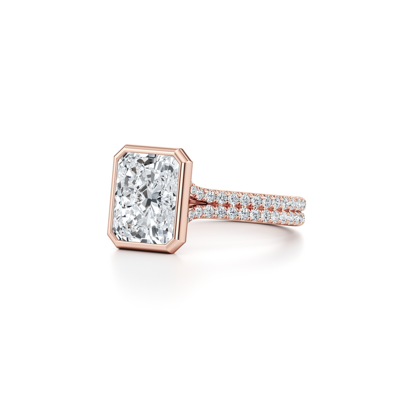Elle Bezel Solitaire Lab Diamond Engagement Ring image 92