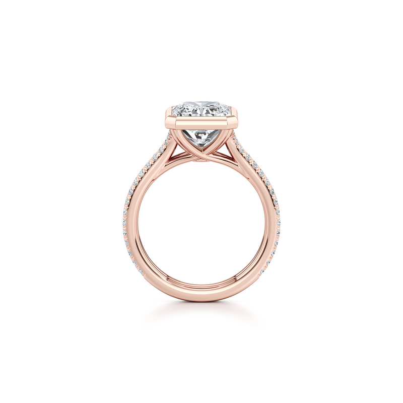 Elle Bezel Solitaire Lab Diamond Engagement Ring image 93