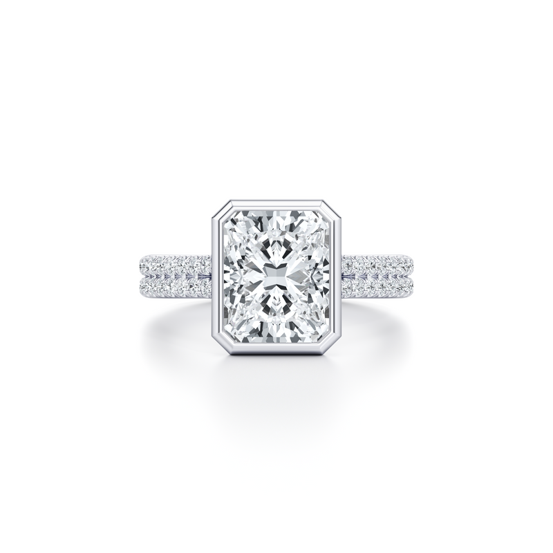 Elle Bezel Solitaire Lab Diamond Engagement Ring image 81