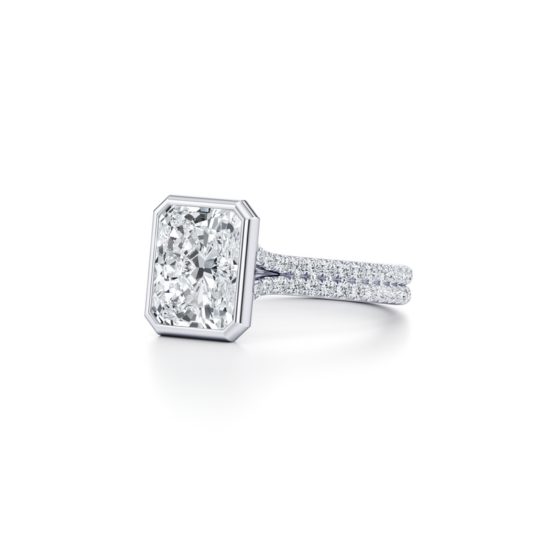 Elle Bezel Solitaire Lab Diamond Engagement Ring image 82