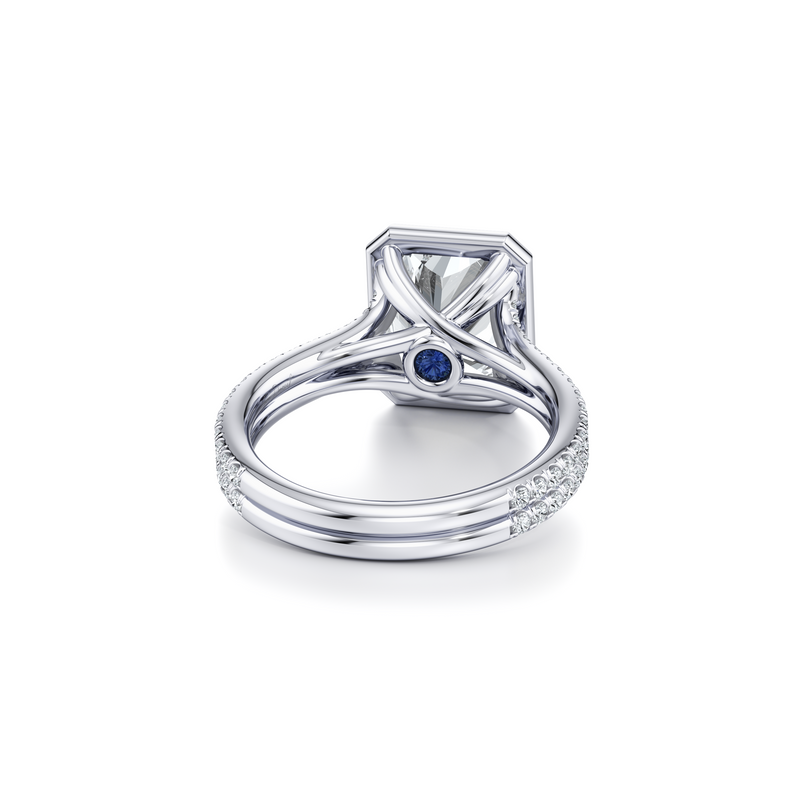 Elle Bezel Solitaire Lab Diamond Engagement Ring image 84