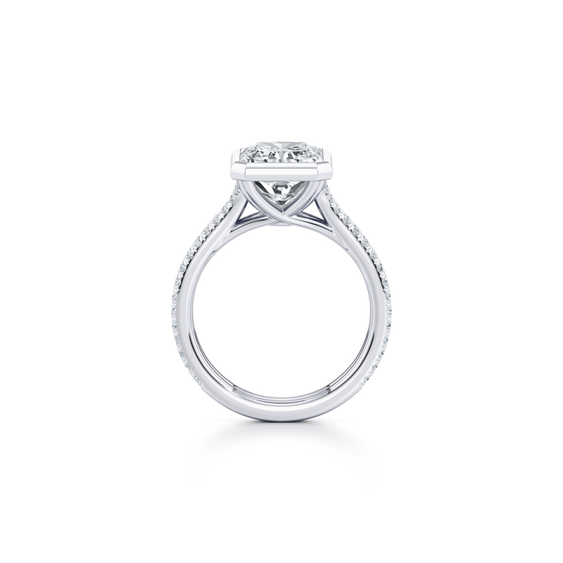 Elle Bezel Solitaire Lab Diamond Engagement Ring image 83