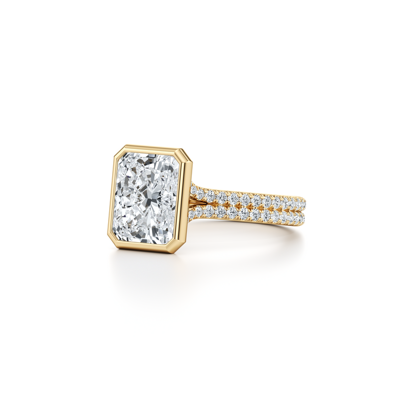 Elle Bezel Solitaire Lab Diamond Engagement Ring image 87