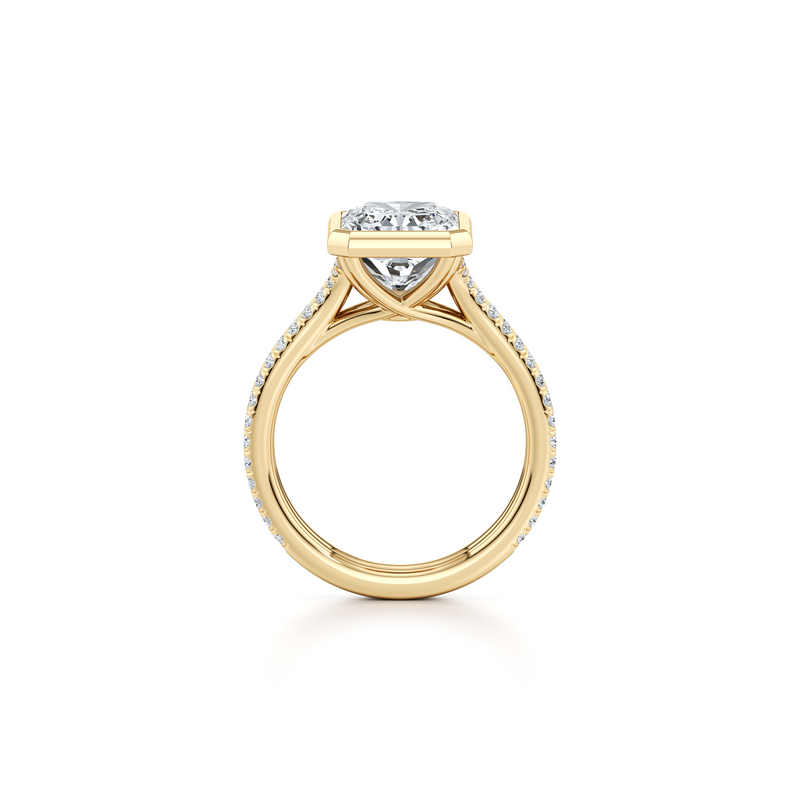 Elle Bezel Solitaire Lab Diamond Engagement Ring image 89