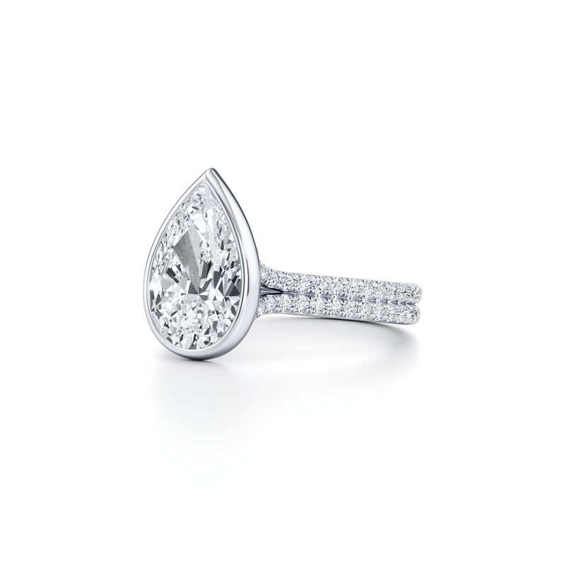 Elle Bezel Solitaire Lab Diamond Engagement Ring image 102