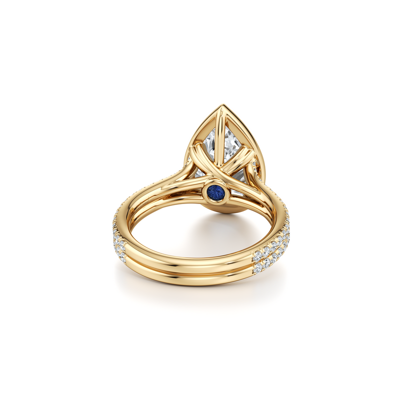 Elle Bezel Solitaire Lab Diamond Engagement Ring image 109