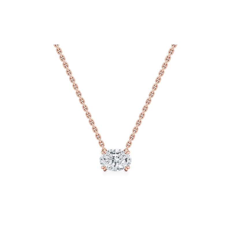 Elle Lab Diamond Oval Pendant image 7