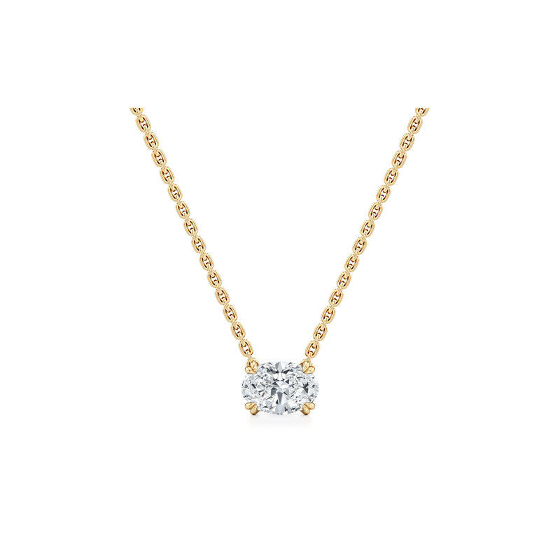 Elle Lab Diamond Oval Pendant image 4