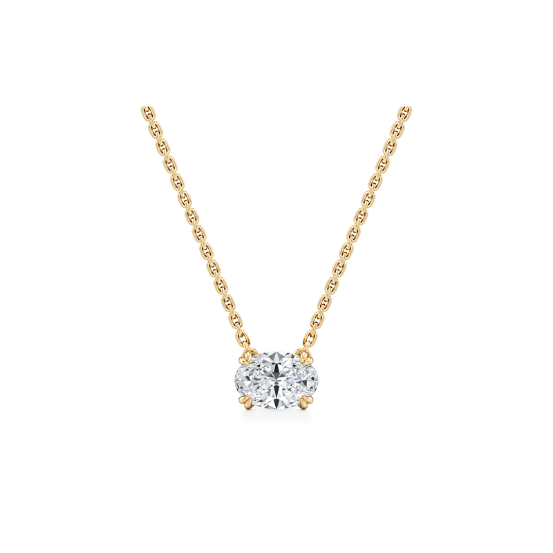 Elle Lab Diamond Oval Pendant image 16
