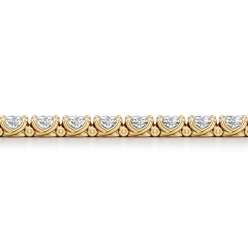 Elle Oval Lab Diamond Tennis Bracelet image 7