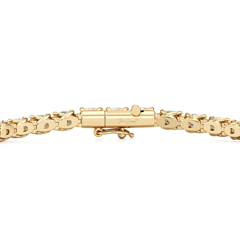 Elle Oval Lab Diamond Tennis Bracelet image 8