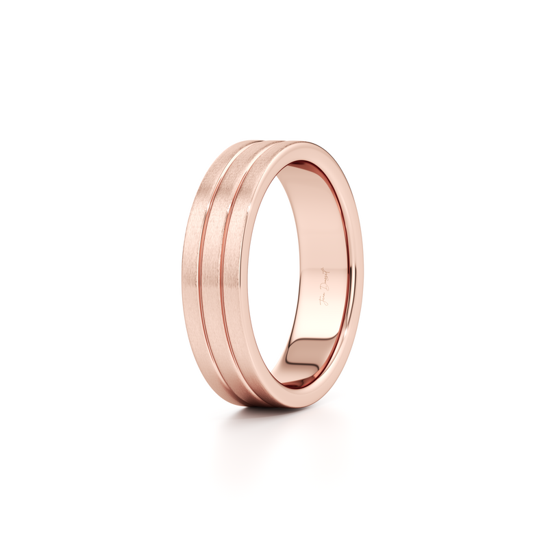 Modern Pinstripe Men's Band image 3