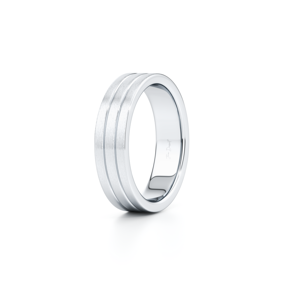 Modern Pinstripe Men's Band image 4