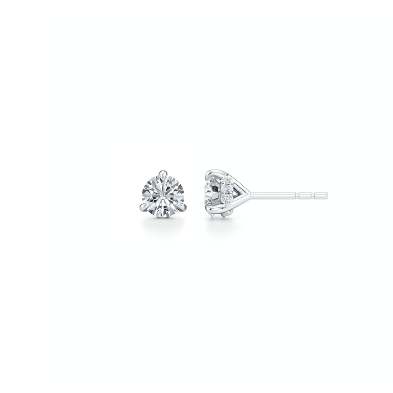 Chelsea Lab Diamond Round Brilliant Martini Studs image 2